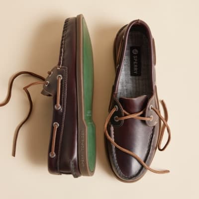 Authentic Original™  2-Eye Boat Shoe - Flat Heel - Boat Shoes